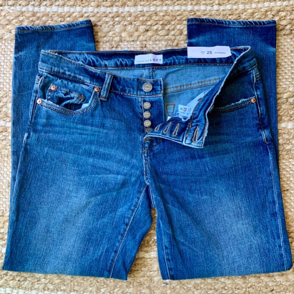 NWT Ann Taylor Loft Boyfriend Jeans